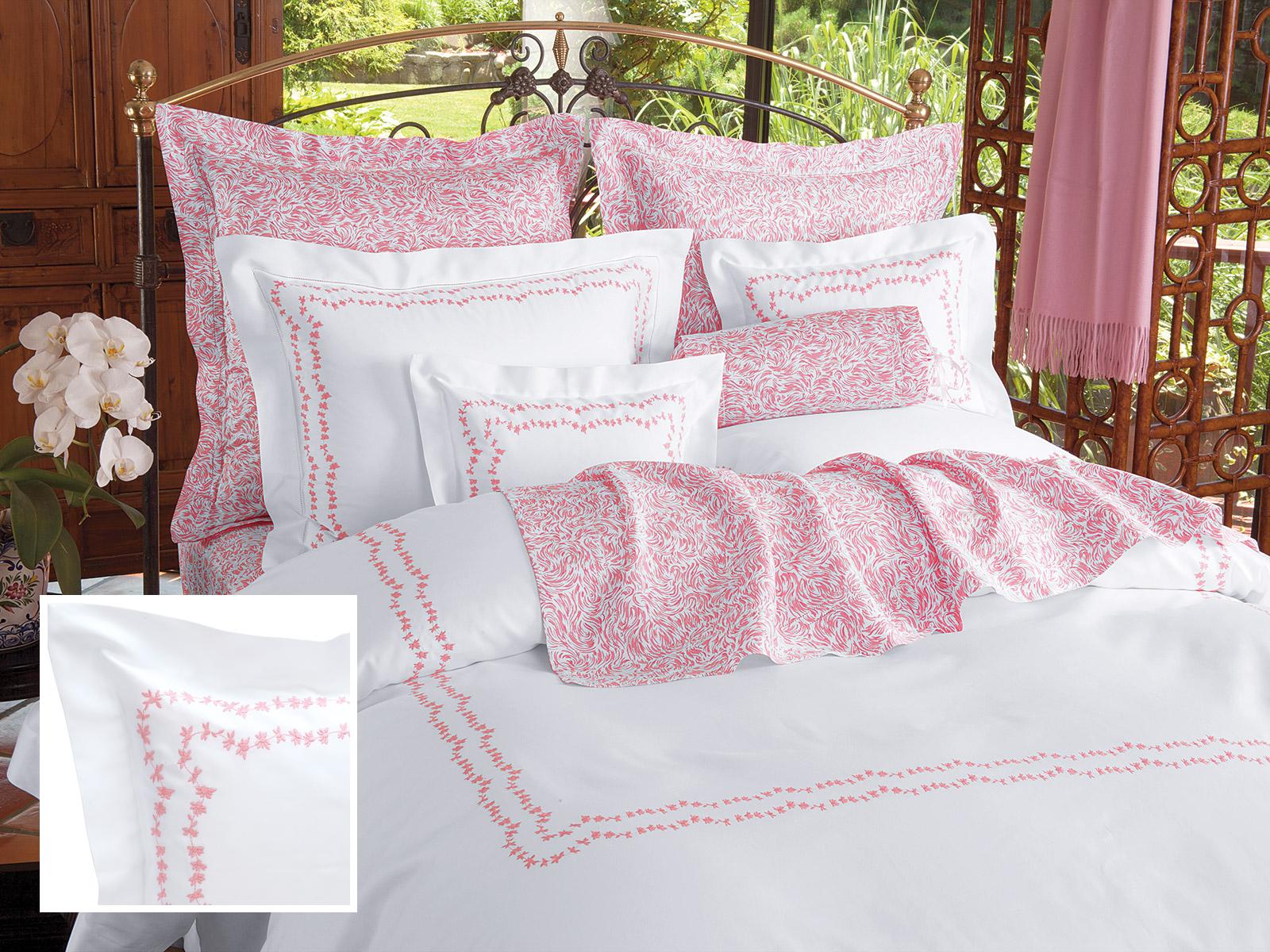 Daisy Chains Flat Sheets,Pink (King )