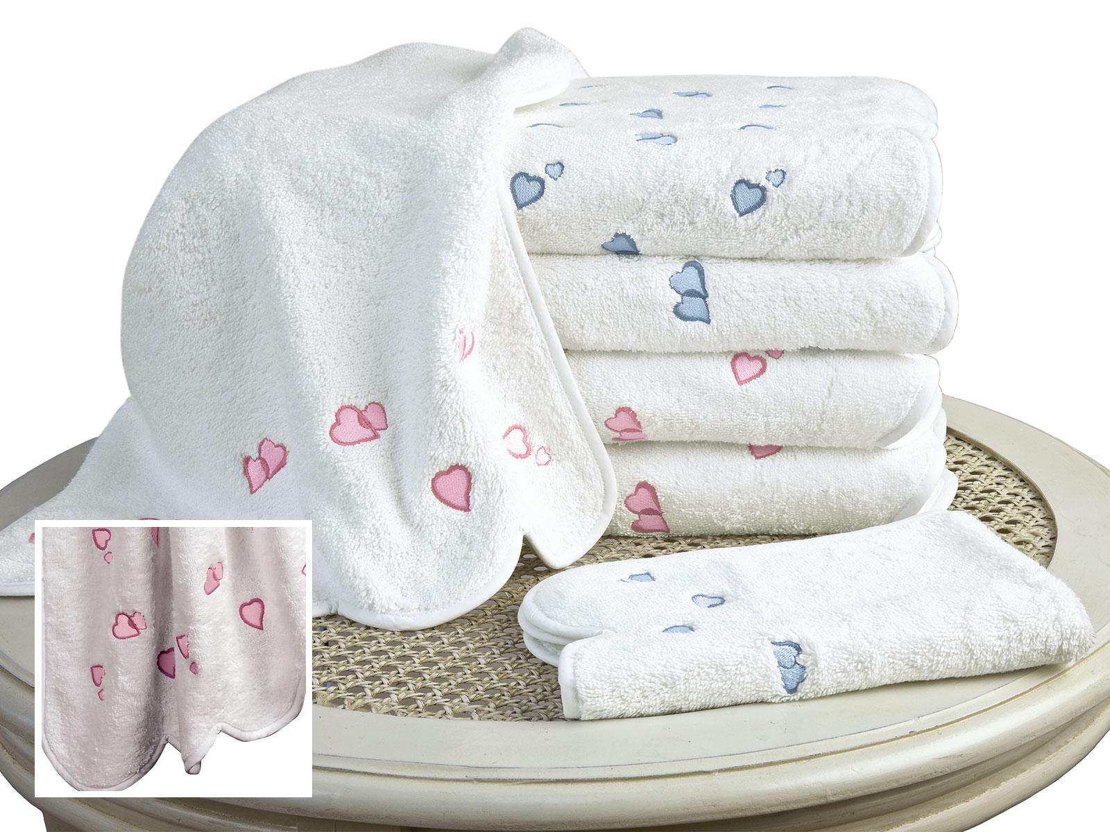 Lovable 21 Bath Towels,Pink (Guest)