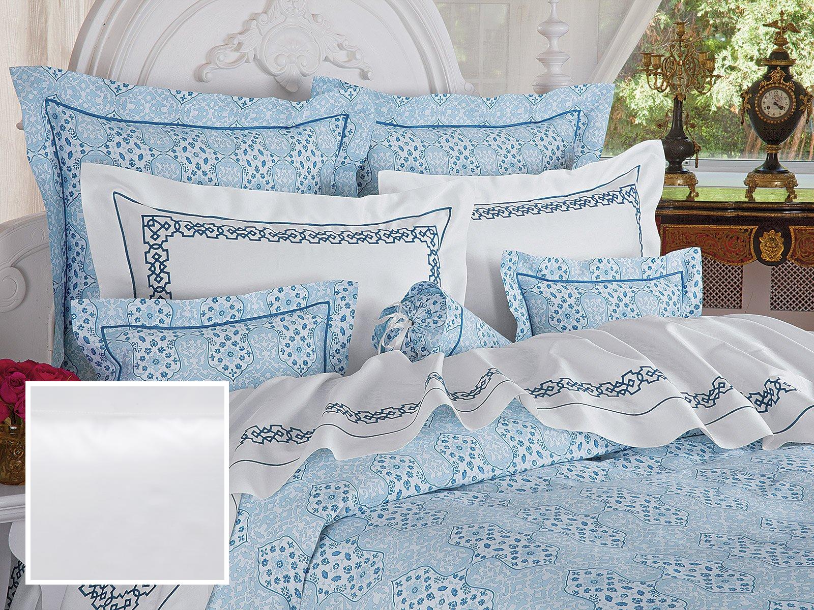 Ballard Fitted Sheets,Fitted White Sateen (Twin )