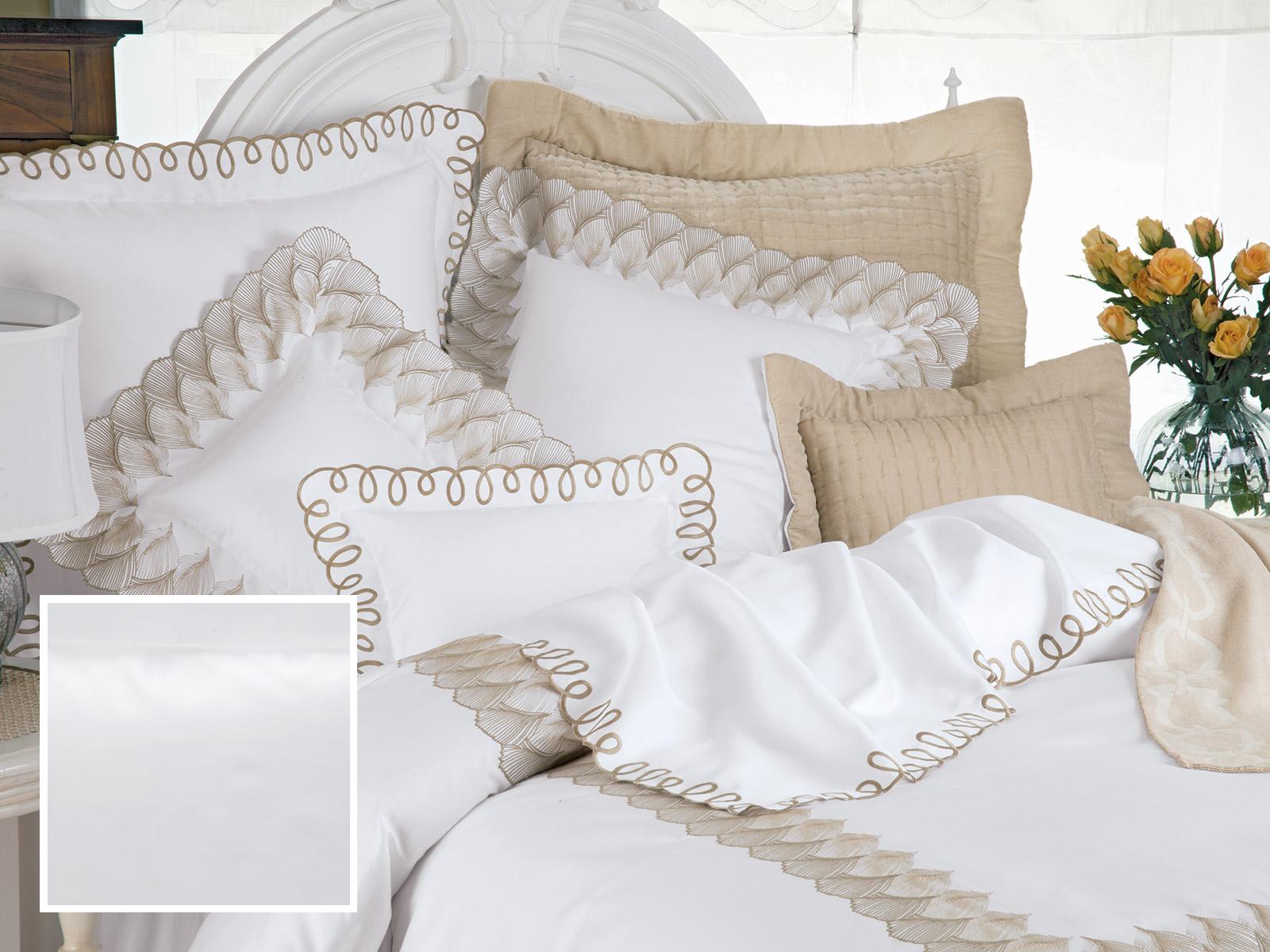 Rara Avis Fitted Sheets,Fitted White Sateen (Twin )