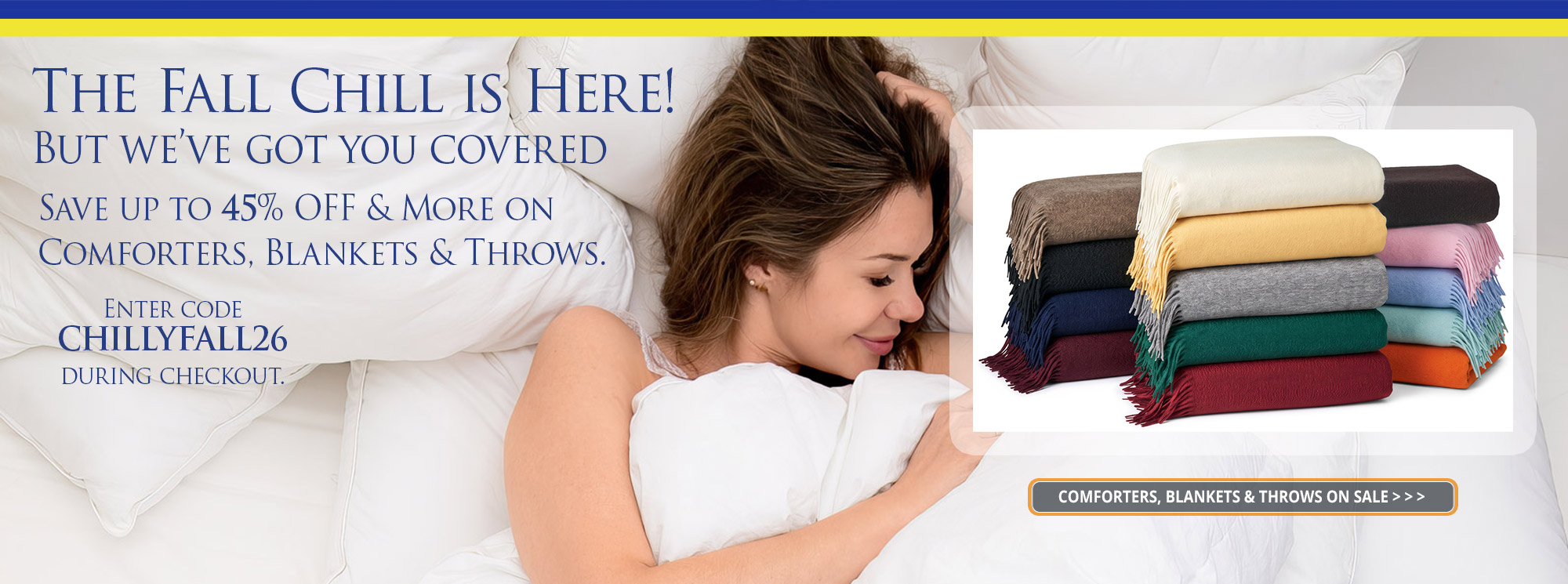 SAVE on Comforters, Blankets & Throws