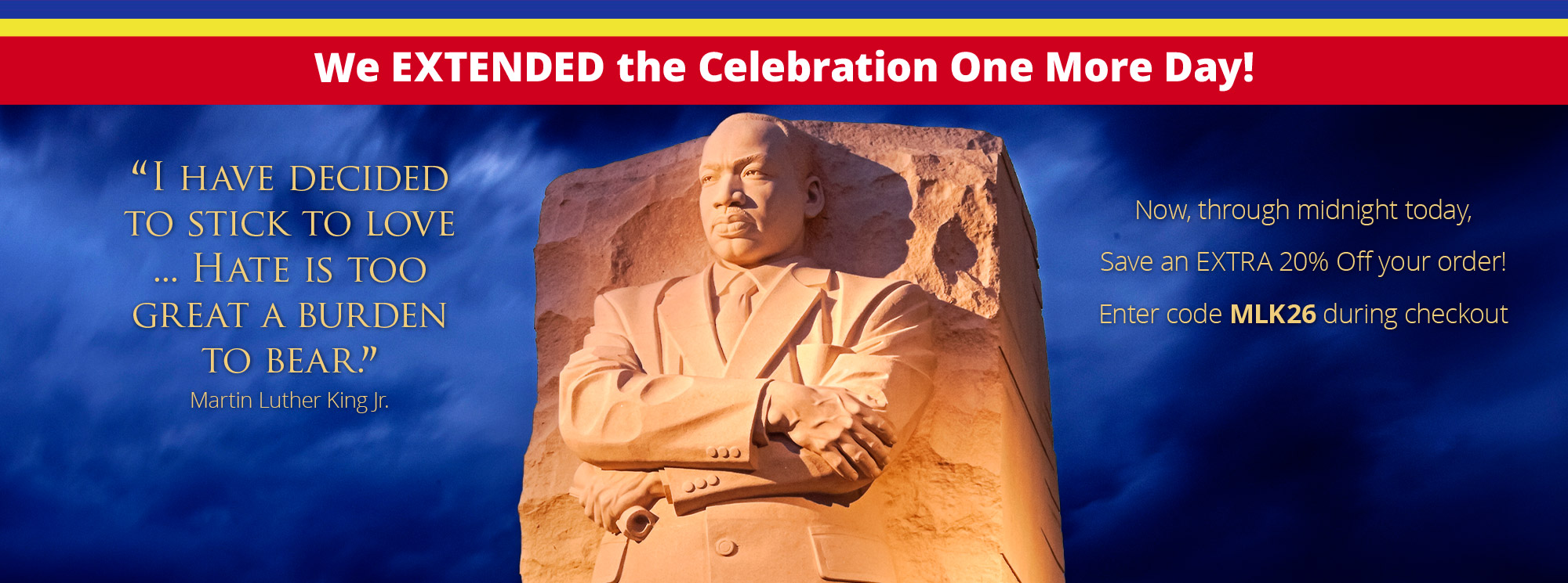 We EXTENDED the Celebration!