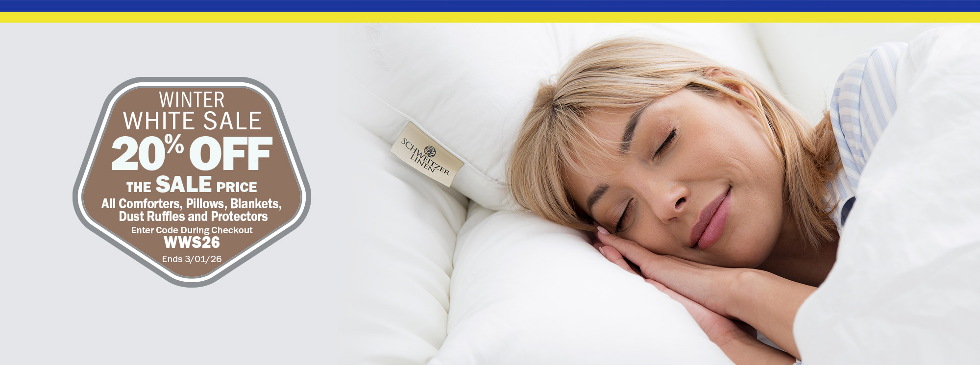 Our Winter White Sale is ON!