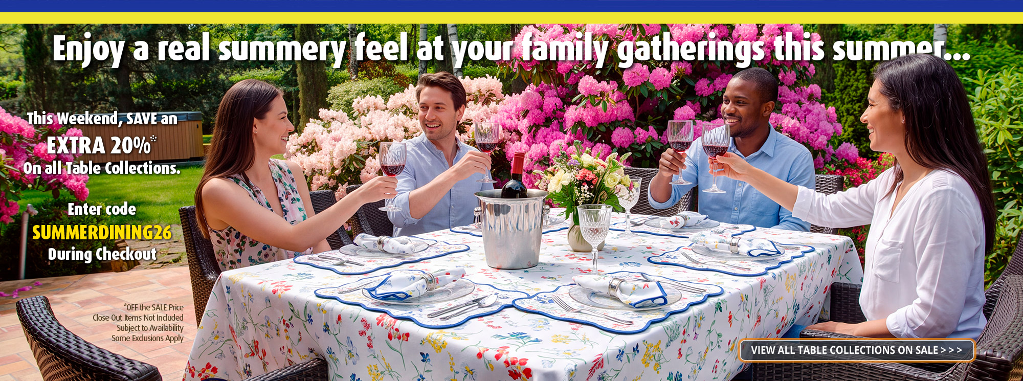 All Table Collections Offer!