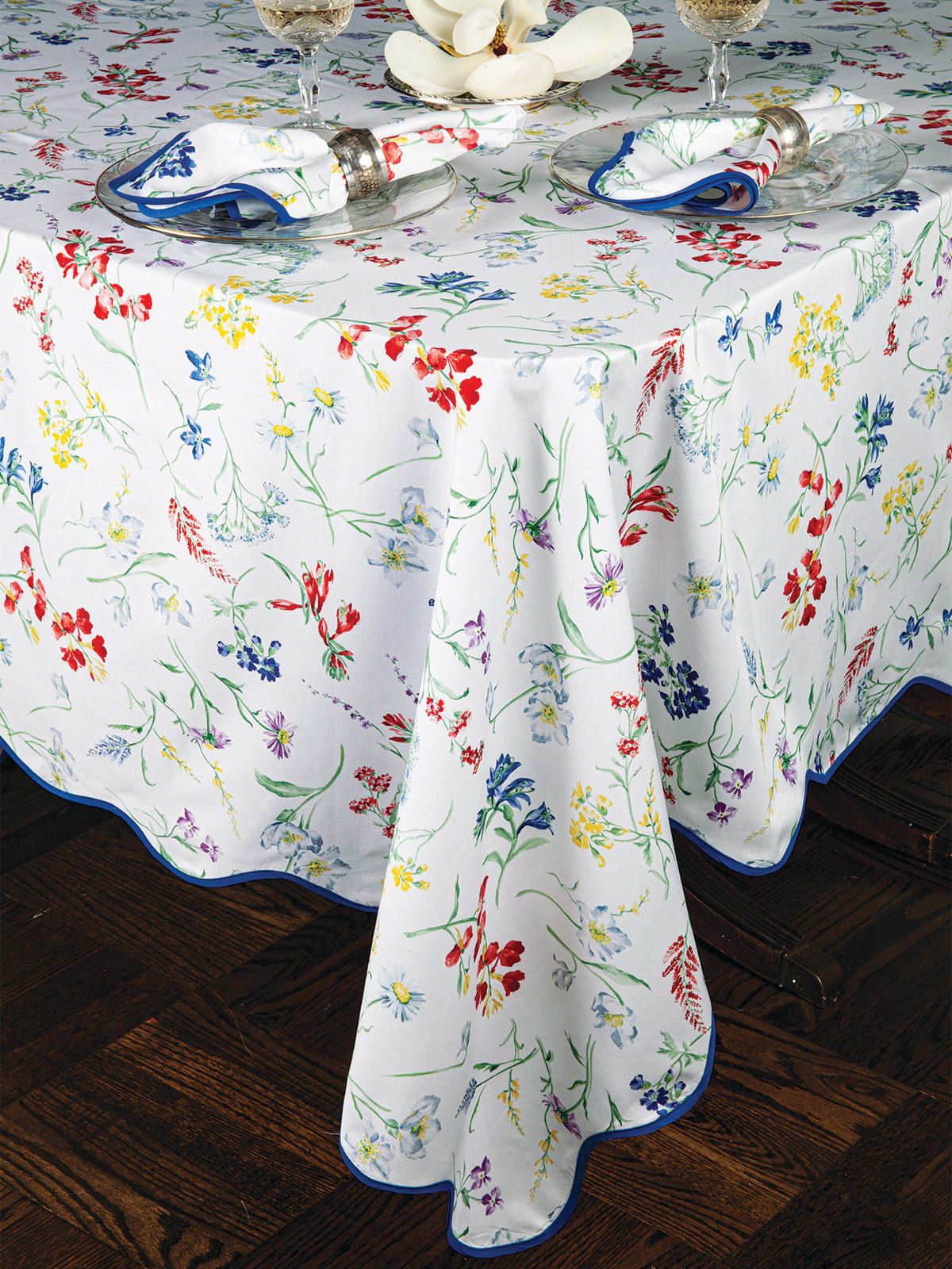 Spring Blossom Placemat (Quilted) & Napkin (Sateen)