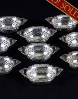 Nut Dishes in Sterling Silver