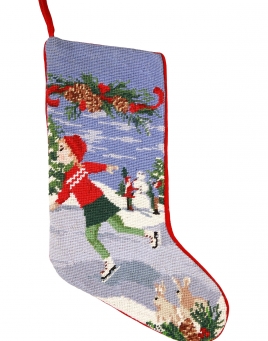 Christmas Stockings: Ice Skater