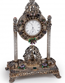 Viennese Silver Clock