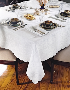 Armonia Tablecloth Damask, Linen