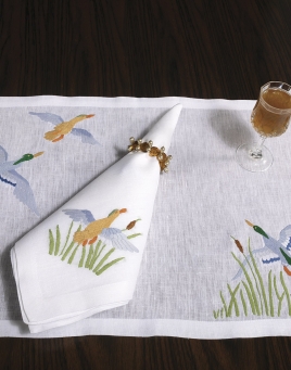 Potomac River Placemat Sets Linen