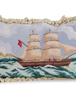 Seafaring Tapestry Pillow