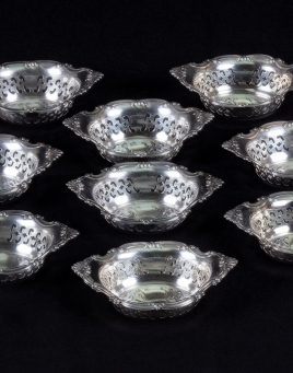 Nut Dishes in Sterling Silver