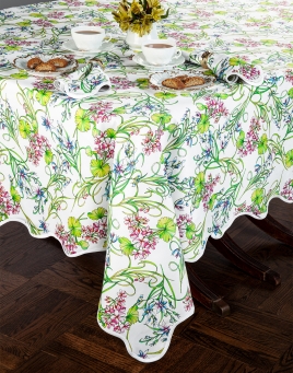 designer table cloth