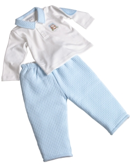 Little Owl Baby Set Cotton, Pima Cotton, Poly/Cotton Blend