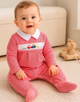 Truck Time Baby Onesie