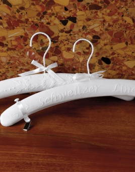 Padded Clothes Hangers: Set of Three (3)