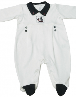 Caleb - Happy Sails Jumpsuit Pima Cotton