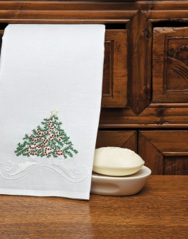 Merry Merry Guest Towels Linen