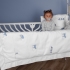 Animal Farm Crib Bedding: Blue