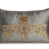 Imperial Decorative Pillow: Green with Gold embroidery
