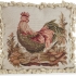 Homestead Facing Left: Needlepoint Pillow