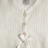 Katherine PJ's: Detail of Ivory Cotton Jersey
