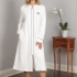 Beatrice zip-front robe: Long Sleeved