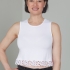 Doro Camisole: White with lace trim