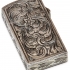 Silver & Enamel Lighter: Engraved Back