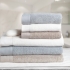 Norfolk Terry Towels: Gray, Cream, Stone