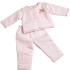 Honey Bear Baby Jacket & Pant Set: Pink