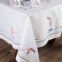 Flamingo Embroidered Tablecloth