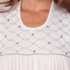Vero Nightgown: Close-up of the Elaborate Smocking