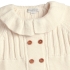 Leía Baby Sweater/Coat: Ivory Detail