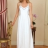 Azure Nightgown: Pale Blue/White