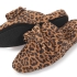 Wild Side Slippers: Animal Print with large matching Bow