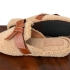 Bruna Slippers: Beige Faux Fur & Leather Accents