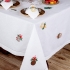 Noel Tablecloth with Christmas Decoration Embroidery