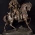 Cavalier Arabe: Superb Sculpture of an Arab Hunter on Horseback