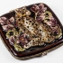 Jay Strongwater Ladies Compact: Jeweled & Enameled Leopard