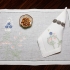 Flourish Placemat Sets: Multicolored embroidery