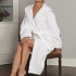Ophelia Hooded Bath Robe: White