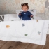 Sealife Baby Crib Bedding: Multicolored Embroidery