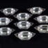 Sterling Silver Nut Dishes: Cromwell pattern—Set of 10