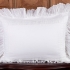 San Gimignano Boudoir Sham: Cloud White