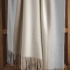 Ofelia Alpaca Throw: Ivory, Beige, Gray