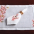 Coral Treasures Placemat Set: Embroidered with colorful coral & reef fish