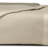 Tribeca Cashmere Blanket: Ivory with Ivory Binding