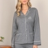 Celine Pajamas: In Heather Gray Pima Cotton Jersey