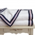Americana Towels: Navy & Red